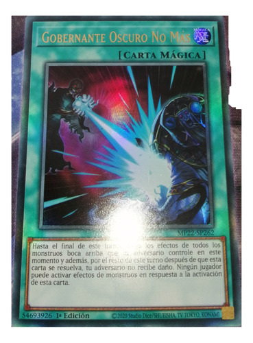 Gobernante Oscuro No Más Ultra Yu-gi-oh! Original Konami 