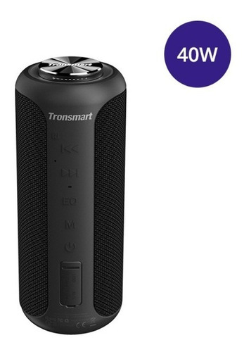 Caixa De Som Bluetooth Tronsmart T6 Plus Upgraded 40w + Nf