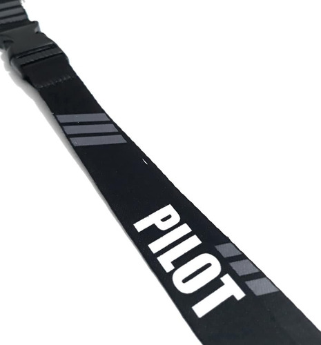 Lanyard Pilot 3 Barras Gris Remove Before Flight ®