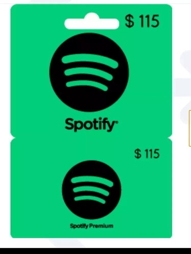 Tarjeta Spotify 1 Mes 