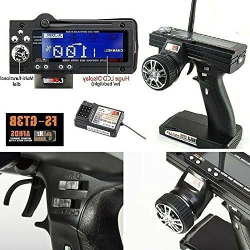 Transmisor-receptor Flysky Fs-gt3b Rc, 2,4 Ghz, 3 Canales, R