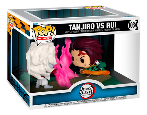 Funko Pop Demon Slayer Tanjiro Vs Rui 1034 Moment