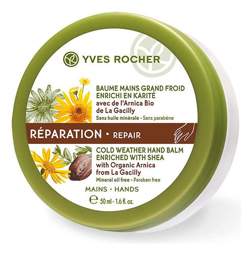 Bálsamo Hidratante Manos Karité Yves Rocher 50 Ml