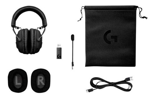 Audífono Gaming Logitech Pro X Lightspeed, Usb, 32ohm