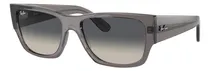 Comprar Óculos Para Sol Ray-ban Rb0947s 6675\u002F71 56mm - Unissex Cor Cinza Translúcido - Brilho Armação Cinza Translúcido - Brilho Haste Cinza Translúcido - Brilho Lente Cinza Degradê Desenho Quadrado