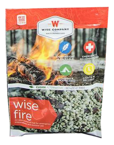 Iniciador De Fuego Camping Wise Fire Starter Green Fuel 62gr