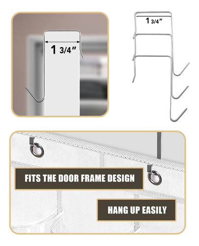 Organizador De Zapatos Para Colocar Sobre La Puerta: Zapater