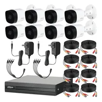 Comprar Dahua Kit De Circuito Cerrado 8 Cámaras 2 Mp Con Accesorios Incluidos Kit De Video Vigilancia Con Detección De Movimiento Y Cámaras De Seguridad Alta Resolución