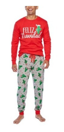 Pijama Feliz Navidad Caballeros Talla S Y  L Originales