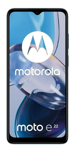 Celular Motorola Moto E22 3/32gb Ram Azul Alclick Nuevo Gtía