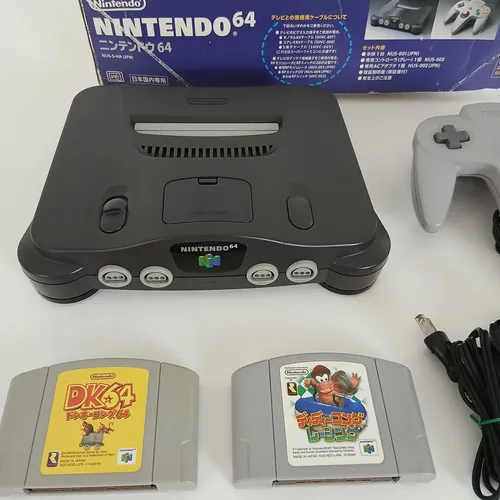 Nintendo64 本体 セット Nintendo 64 Japonês (ntsc-j) Completo Na Caixa + 02 Jogos
