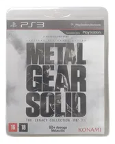Comprar Ps3 Metal Gear Solid The Legacy Collection Ctodos Manuais