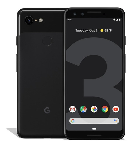 Google Pixel 3 64 Gb Just Black 4 Gb Ram Original Liberado (Reacondicionado)