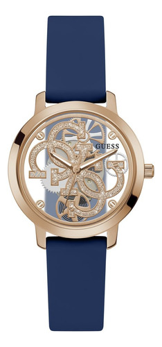 Reloj Guess Mujer Gw0452l1 Color Azul