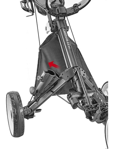 Imagen 4 de 9 de Kaddygolf Carro Manual Golf Caddytek Ez - 3 Ruedas
