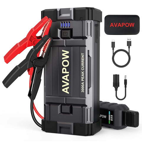 Arrancador De Batería Portátil Avapow 23800 Mah De 12v