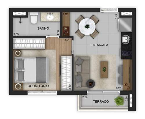 Imagem 2 de 14 de Studios Nas Melhores Regiões, Mensais À Partir De R$500,00