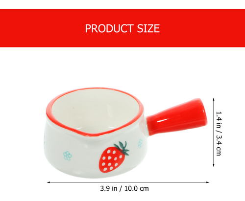 Recipiente De Cerámica Para Leche, Soporte Para Mojar Alimen