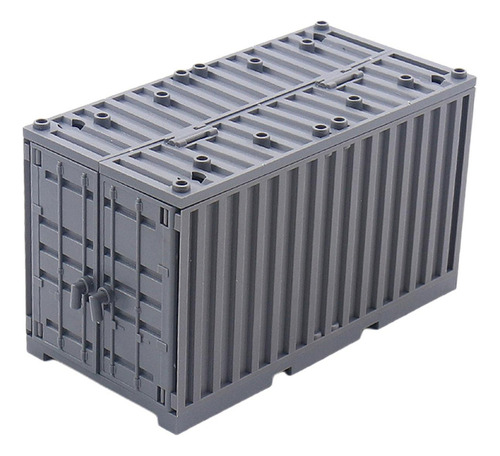 Bloques De Contenedores Caja De Ladrillos Figuras De Gris