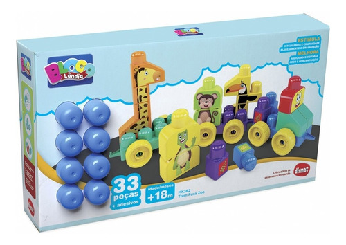 Bloques Tren Zoo Blocks