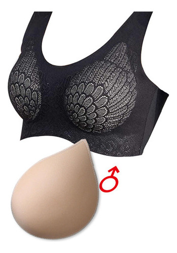 3 Pares De Bra Pads Enhancers Bikini Deportivo Removible Y