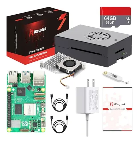 comprar Kit De Inicio Para Raspberry Pi 5 Ram 8gb - 64gb