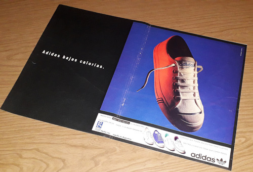 P328 Clipping Antigua Publicidad Zapatillas Adidas Año 1992 (Usado)