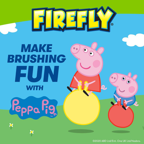 Firefly Ready Go - Cepillo Peppa Pig, Cepillo De Dientes Con