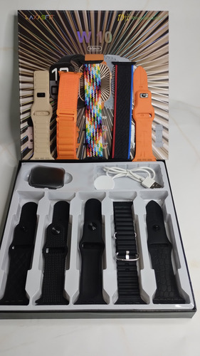 Smartwatch W10 Laxasfit 10 Mallas Negro Varios Varios
