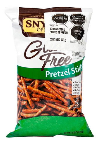 Pretzel Snyder's Of Hanover Palitos 226g