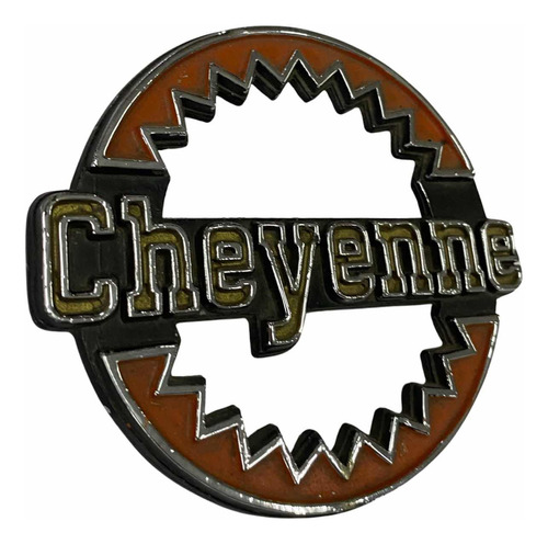 Emblema Chevrolet Cheyenne 1970s Metal Nuevo