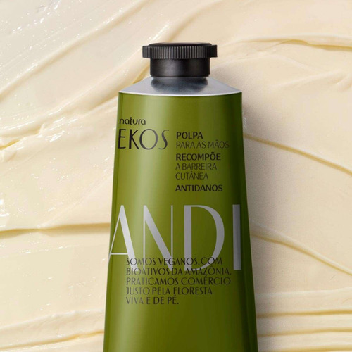 Presente Natura Ekos Andiroba Frescor + Creme Mãos + Sac P