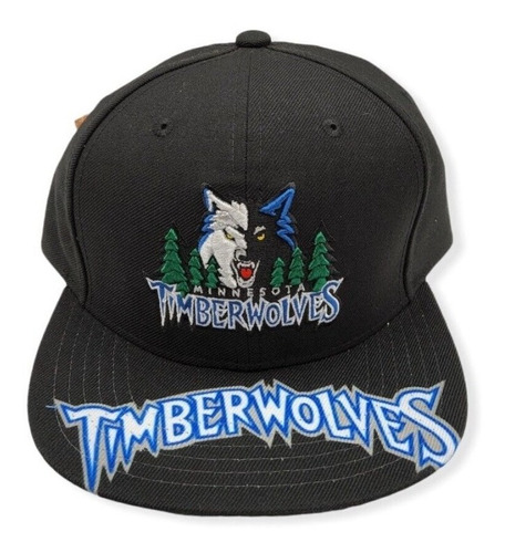 Gorra Mitchellandness Minesota Timberwolves Mod 015mtiblck