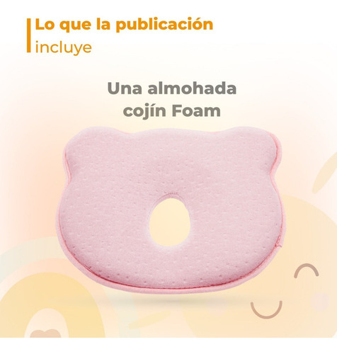 Caviglte Almohada Cojin Foam Para Bebe Reposa Prevenir
