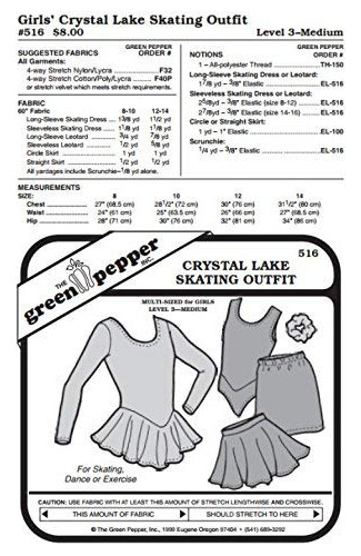 Niño Crystal Lake Patinaje Danza Gimnasia Outfit # Costura