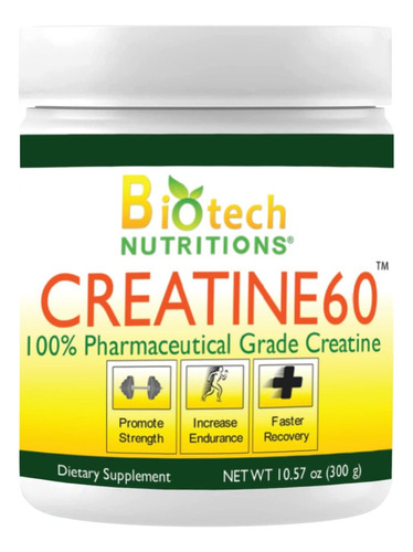 Biotech Nutritions | Creatine | 10.57oz (300g) | 60 Servings