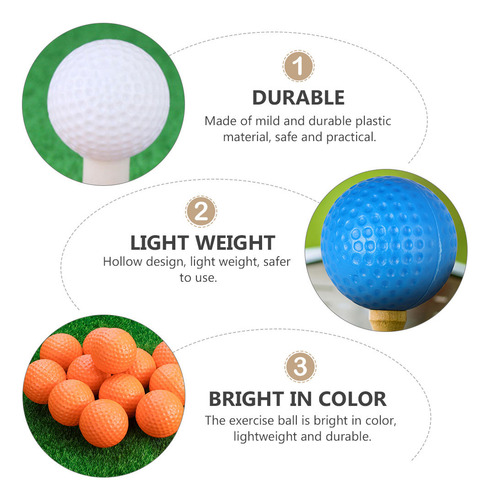 Pelotas De Golf Para Interiores, 35 Unidades, Pelotas De Prá