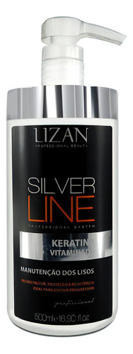 Queratina Vitaminada Hidrolizada Gel Silver Line 500ml