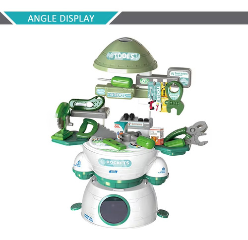 Set De Herramientas Para Niños 30 Piezas Rocket Cod 2418