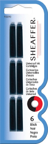 Cartuchos Para Pluma Sheaffer Universales 93090