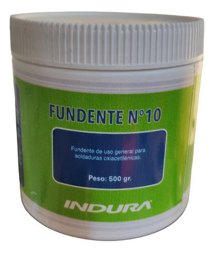 Fundente De Uso General #10 Tarro De 500gr. (f0106) Indura