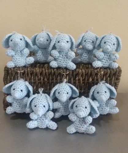 Souvenirs Elefantes Amigurumis Crochet