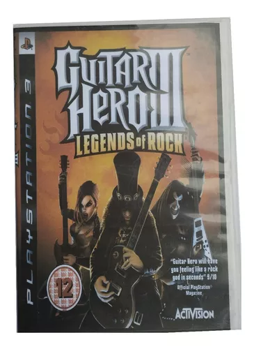 Combo Guitar Hero 4 em 1 Ps3 - Midia Digital