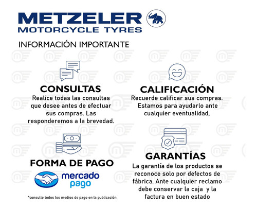 Imagen 8 de 9 de Juego De Cubiertas Para Bmw F 700 Gs Tourance Metzeler