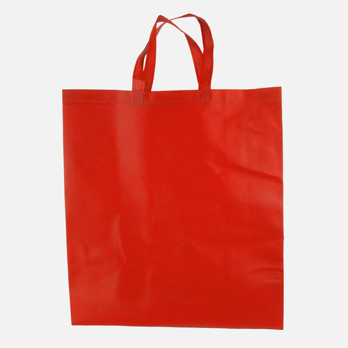 Bolsas Ecológicas Reutilizables 150pz Con Fuelle Para Cajas Rojo Color