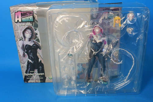 Spider Gwen Amazing Yamaguchi Revoltech Kaiyodo Bootleg (Usado)