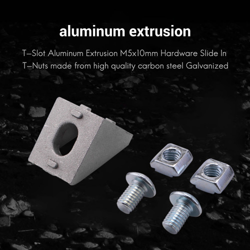 Conector De Perfil De Aluminio De La Serie 2020 Con Soporte