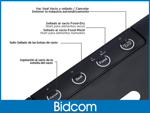 Imagen 6 de 10 de Envasadora Al Vacio Gadnic Maquina Pro Alimentos Frescos