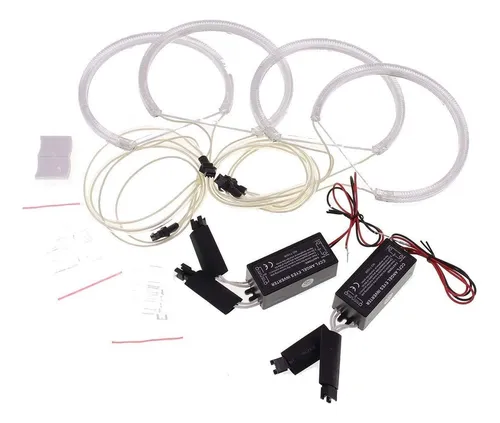 Juego 4 Piezas 13.1 Cm Ccfl Halo Anillos Ángel Bmw E36 E38 E