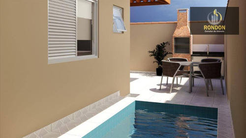 Imagem 1 de 17 de Casa Com 2 Dormitórios À Venda, 50 M² Por R$ 179.000 - Cibratel Ii - Itanhaém/sp - Ca1135